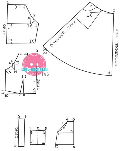 выкройка осеннего сарафана